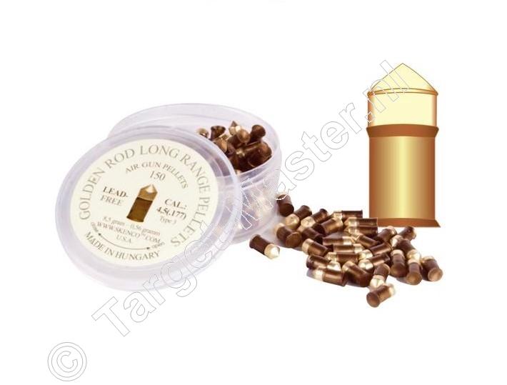 Skenco Golden Rod Long Range 4.50mm Airgun Pellets tin of 150